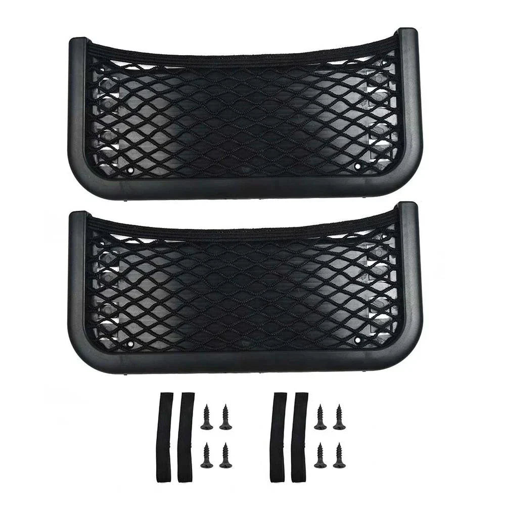 2 x Car Storage Pocket Net Seat Back Holder Organizer Bag Camper Caravan