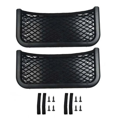 2 x Car Storage Pocket Net Seat Back Holder Organizer Bag Camper Caravan