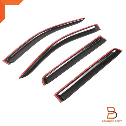 Silver Visor Wind Deflector for Nissan NP300 Navara D23 (2015-2020)