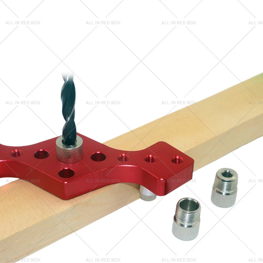 Drill Bit Vertical Pocket Hole Jig Dowel Guide for Woodworking