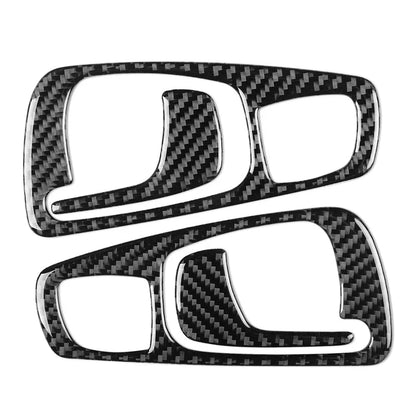 Carbon Fiber Black Interior Door Handle Cover Trim for Honda S2000 (2004-2009)