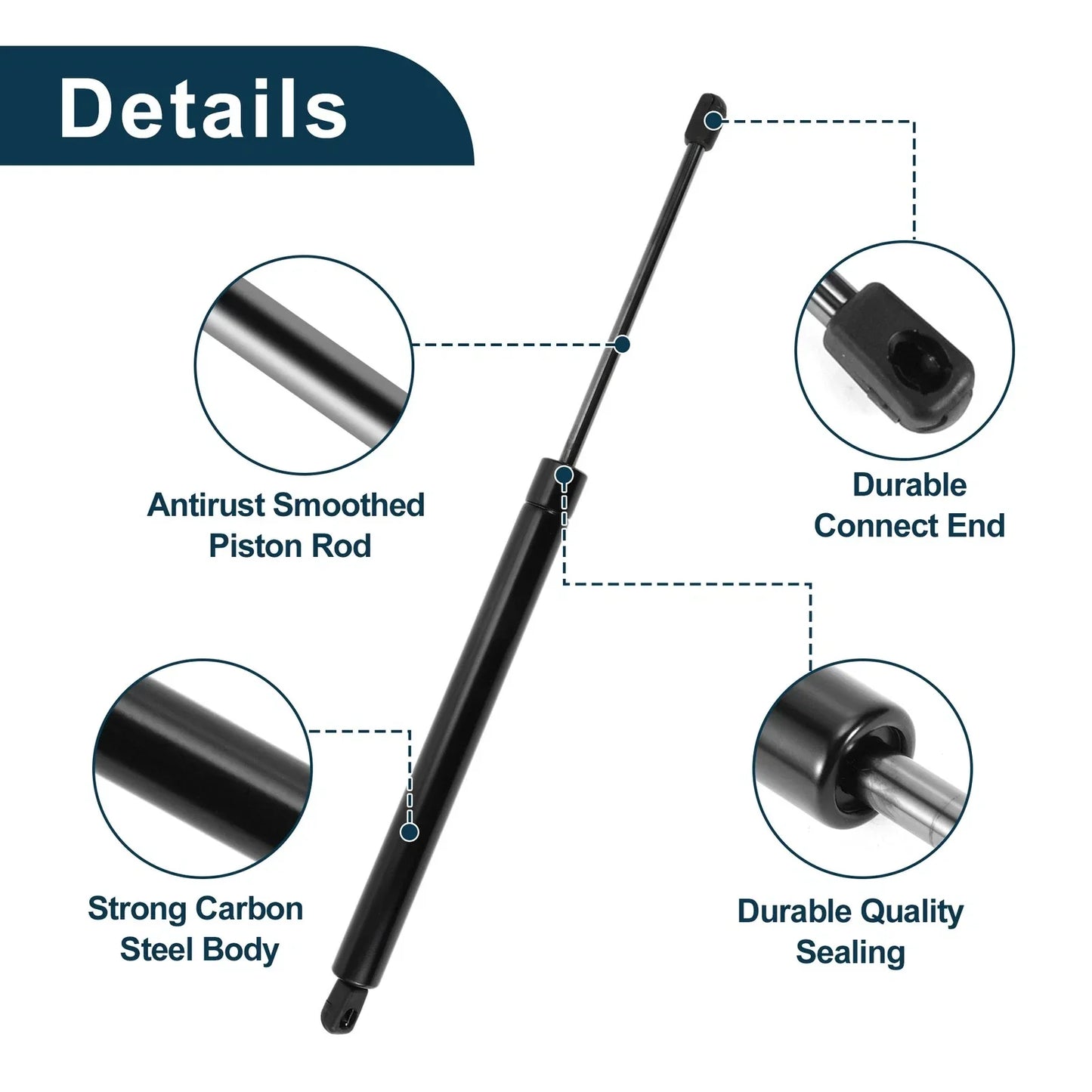 Rear Hatch Lift Supports for Honda Pilot Sport Utility (2016-2023)