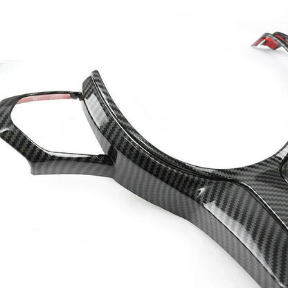Carbon Fiber Steering Wheel Trim Frame for BMW M-Sport F30 F32 F10 F15 F16