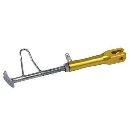 Adjustable Gold Motorcycle Foot Side Stand Support Kickstand