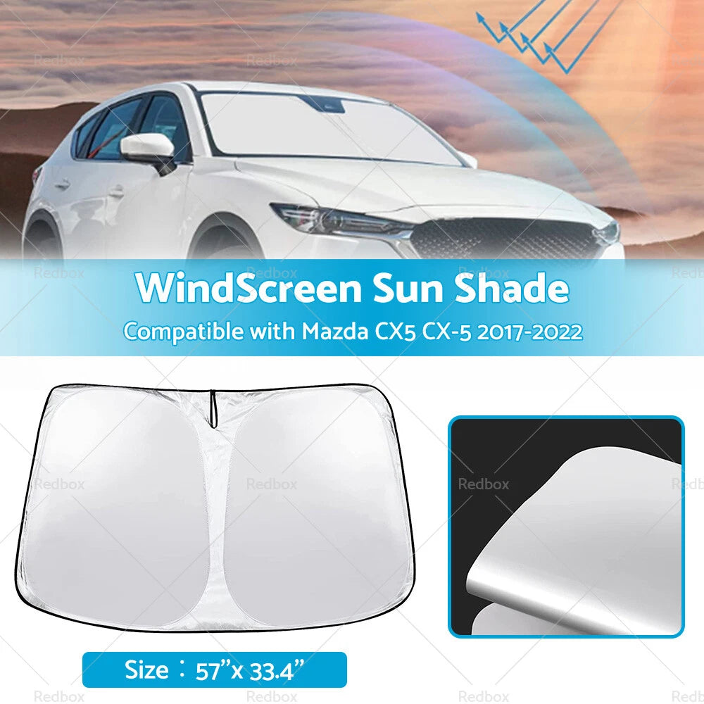 WindScreen Sun Shade for Mazda CX-5 (2017-2022) UV Block Foldable