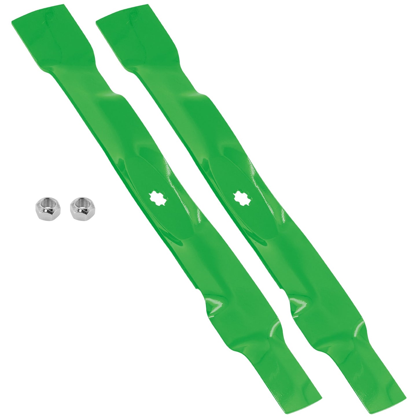 Deck Mulching Blade and Nut Replacement for John Deere 102 115 125 (2004–2013)
