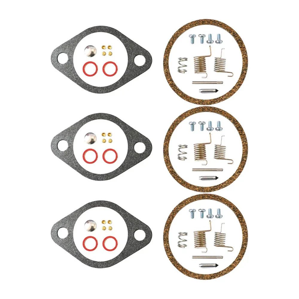 3 x Carburetor Repair Kit for Mercury Force 90 95 HP Outboard (1995-1999)