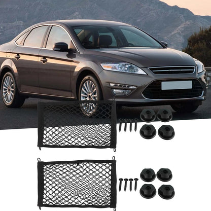 45x25cm Car Stretchable Cargo Net Pocket Trunk Side Elastic Storage Mesh Bag