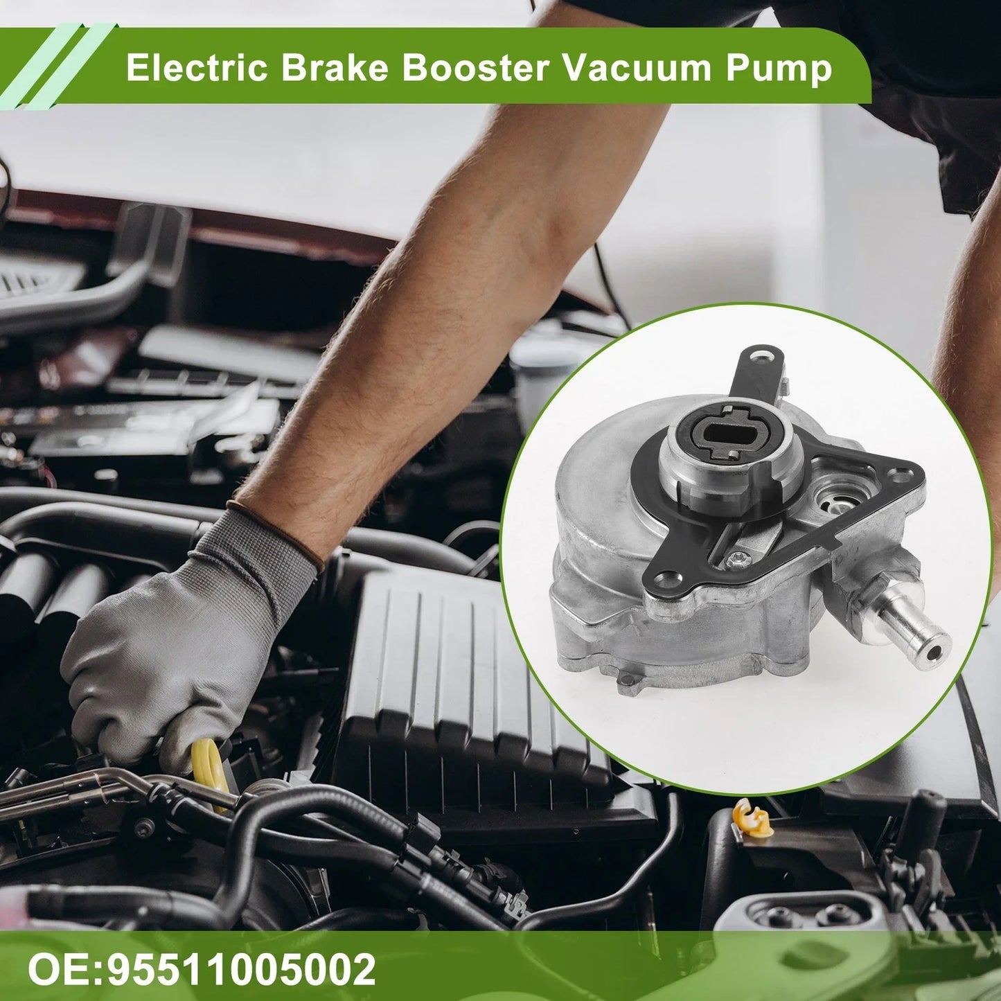 Brake Vacuum Pump for Porsche Cayenne 3.6L V6 (2011-2017) 1 x Unit