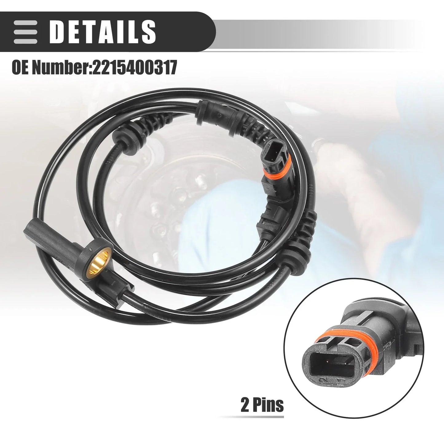 ABS Sensor for Mercedes-Benz CL500 Front Left/Right (2007-2008)