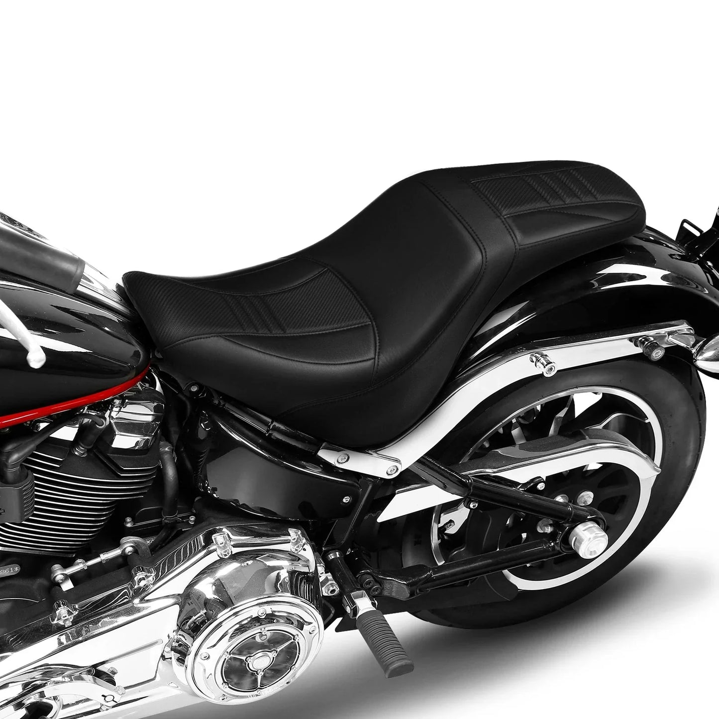 Black Driver & Passenger Seat for Harley Low Rider FXLR (2018-2024)