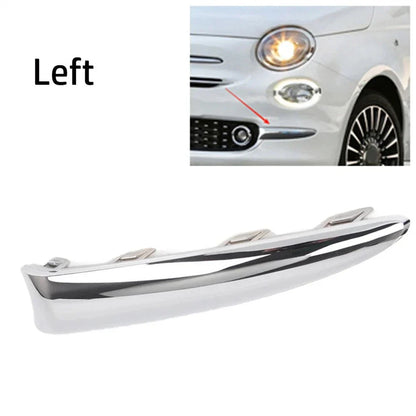 Left Front Bumper Moulding Chrome Trim for Fiat 500 312 Lounge (2016-2020)