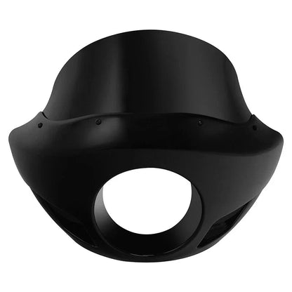 Black Short Sport Fairing Windshield for Harley Dyna (35-49mm)
