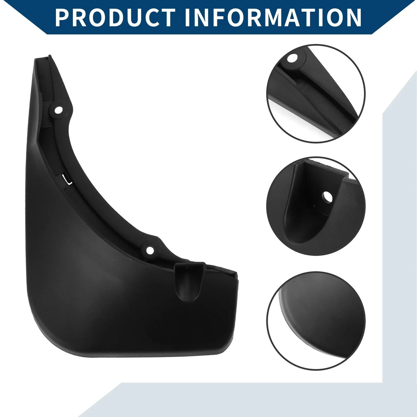 Mud Flaps Splash Guards 1 Set for Mercedes-Benz C Class (2015-2021)