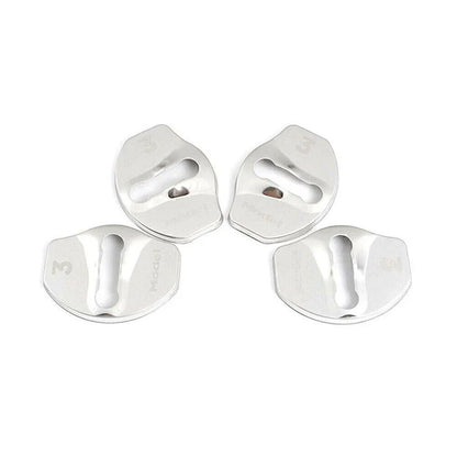 4 x Door Lock Covers for Tesla Model 3 (2018-2022)