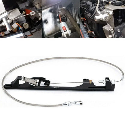 Throttle Cable Kit / Braided Gas Cable for Chevy LS1 Engines