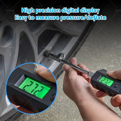 Digital Tire Pressure Gauge for Car, Bike, Truck - 30 PSI