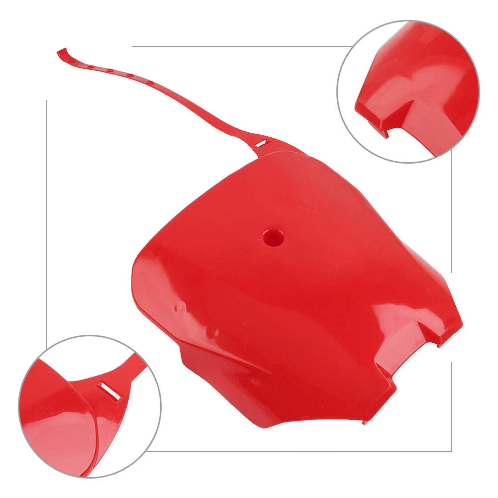 Front Plastic Number Plate Fender Cover for HONDA CRF70 XR70