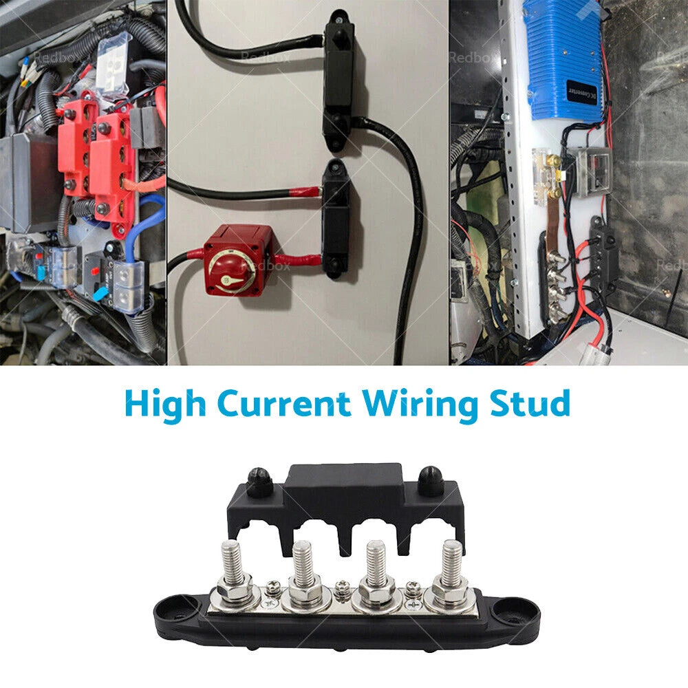 M8 Power Distribution Box Terminal Block 250A DC 48V Bus Bar