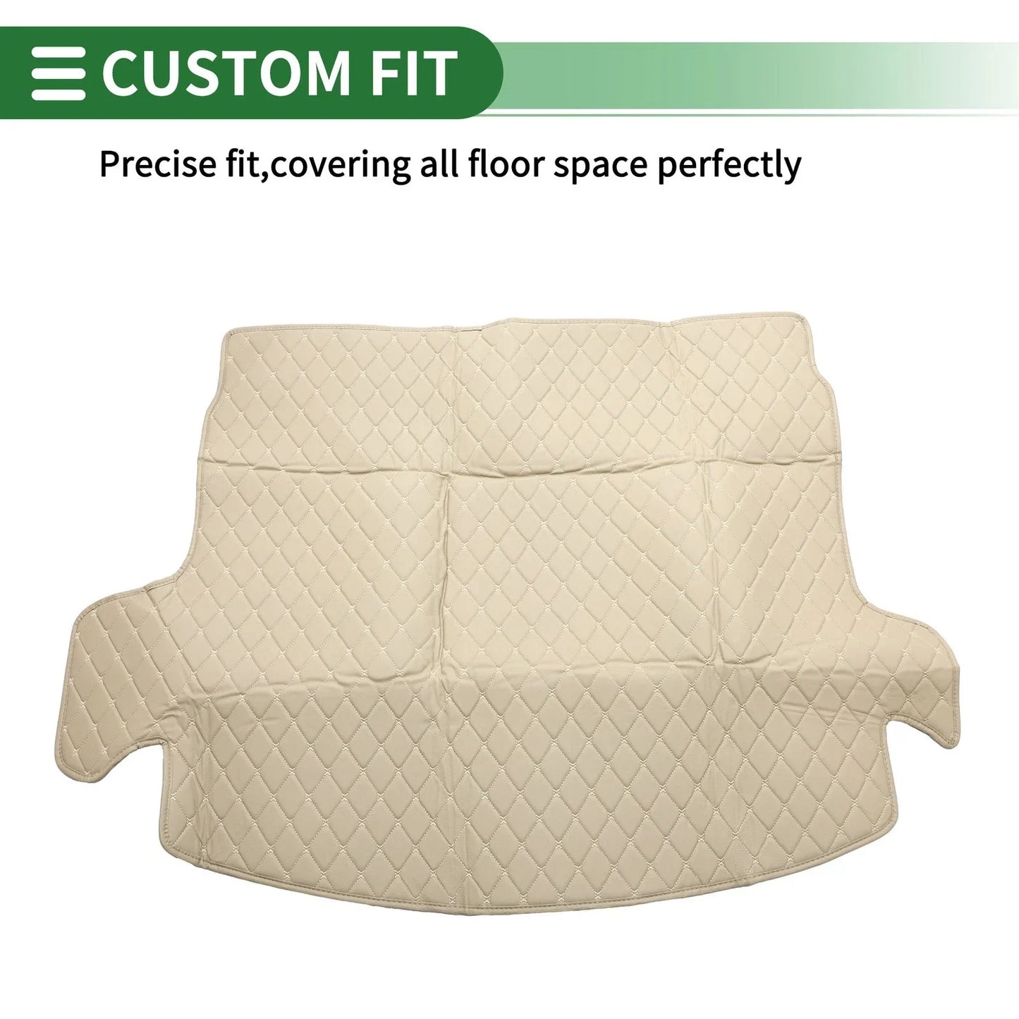 Flat Face Cargo Liner Trunk Mat for Honda CR-V Hybrid (2017-2021) Beige XPE