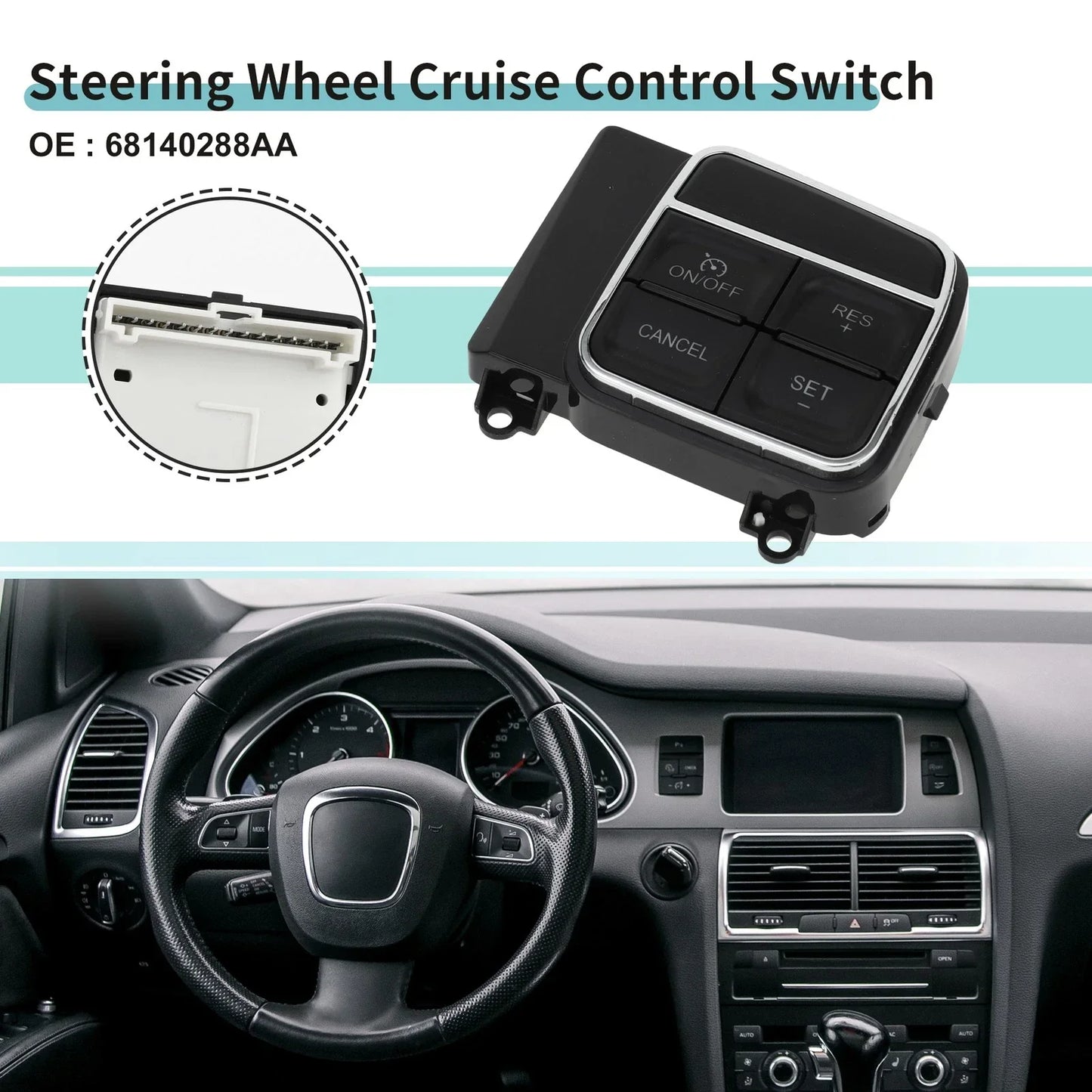Steering Wheel Cruise Control Switch for Dodge Dart (2013-2016)
