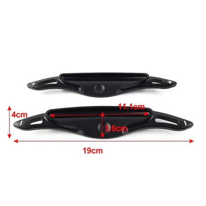 Red Steering Wheel Paddle Shifter Extensions for Hyundai i30 (2019-2023)