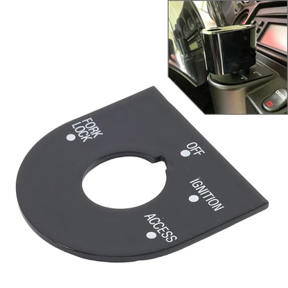 Gloss Black Ignition Switch Panel Trim for Harley Road Glide FLTRU (98-13)