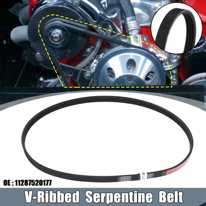 V-Ribbed Serpentine Belt 4PK825 for BMW 750i (2006-2008)
