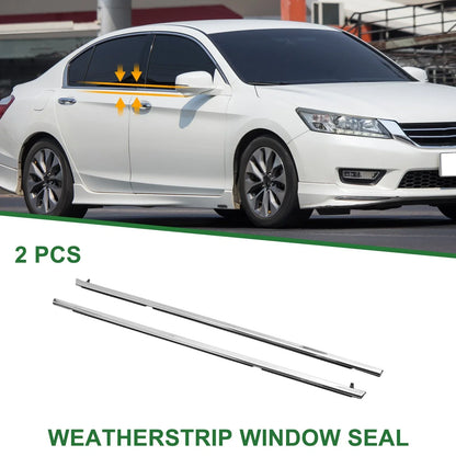 2 x Rear Weatherstrip Window Seal for Honda Accord (No. 72910SDAA01)