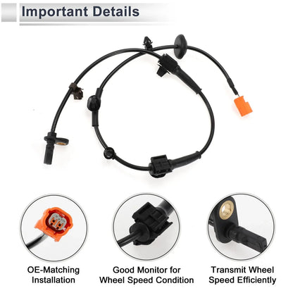 ABS Wheel Speed Sensor for Honda Jazz (2002-2008) - 1 x Front Left Sensor