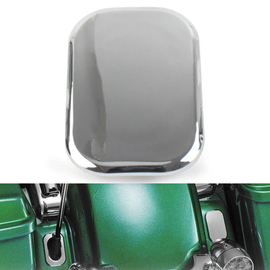 Antenna Hole Filler Cover for Harley Street Glide, Road Glide (06-23) Chrome