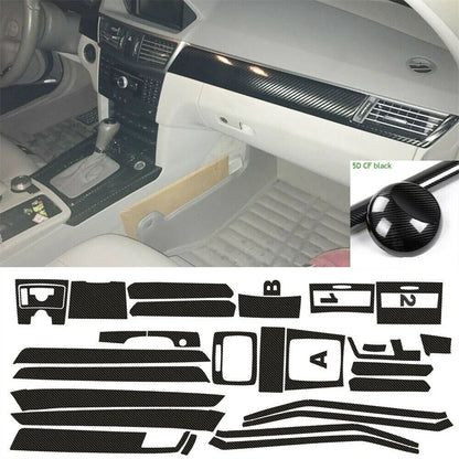 DIY-Trim Decals / 5D / Carbon Fiber Interior for Mercedes E-Class W212