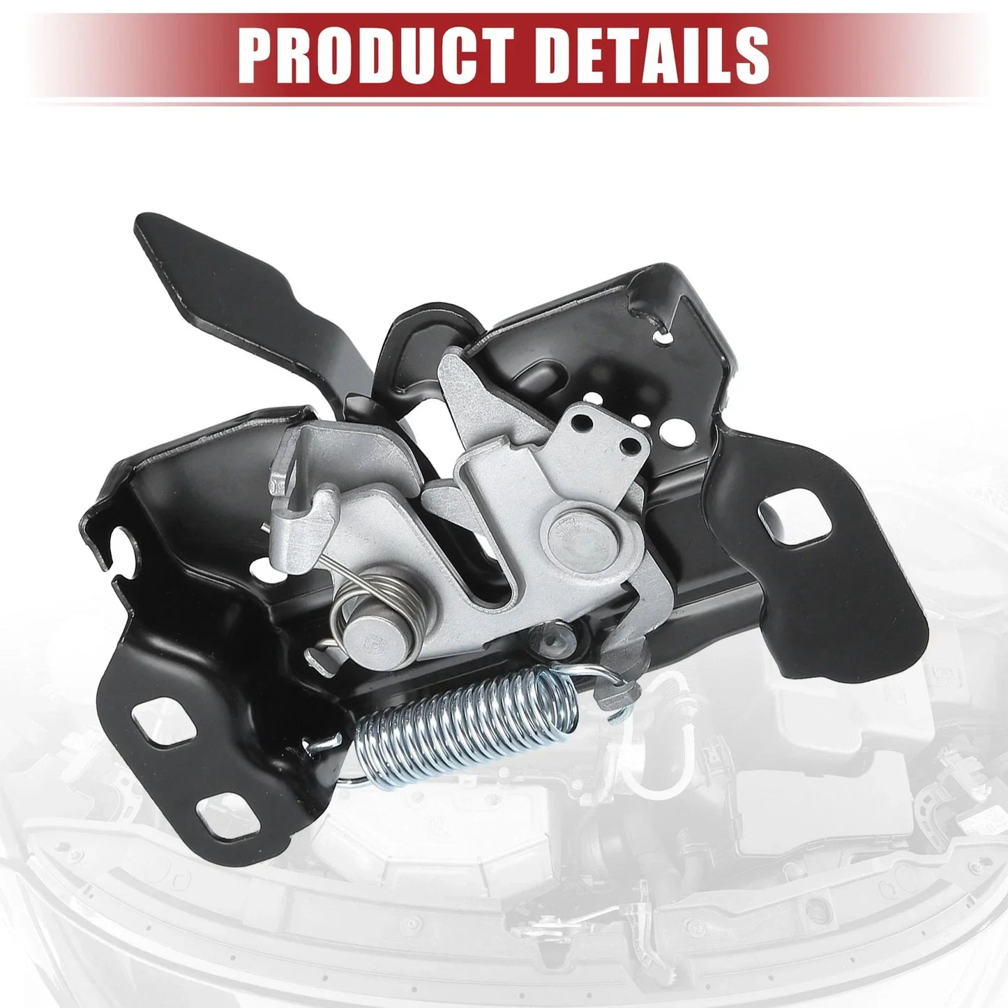 Hood Latch Replacement for Dodge Ram 1500 2009-2010 - Black (2009-2010)