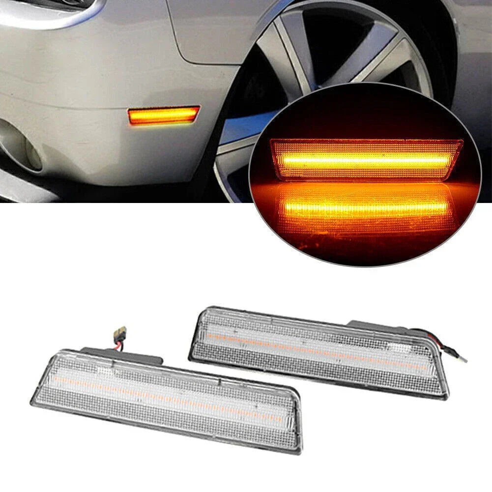 LED Front Side Marker Lights for Dodge Challenger (2008-2014) & Charger (2011-2014)