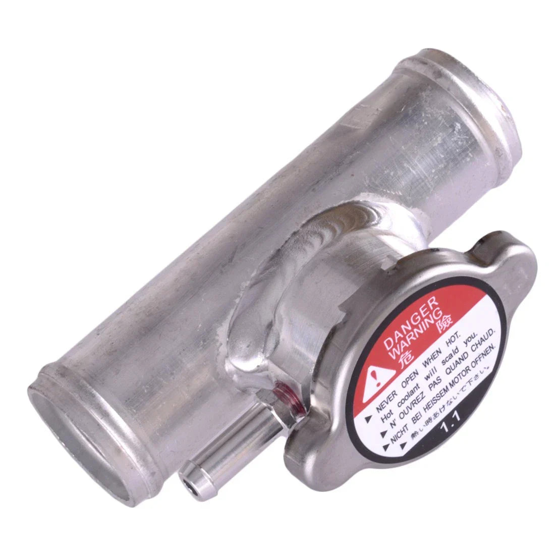 32mm Aluminum Alloy Inline Radiator Coolant Pipe Filler Neck