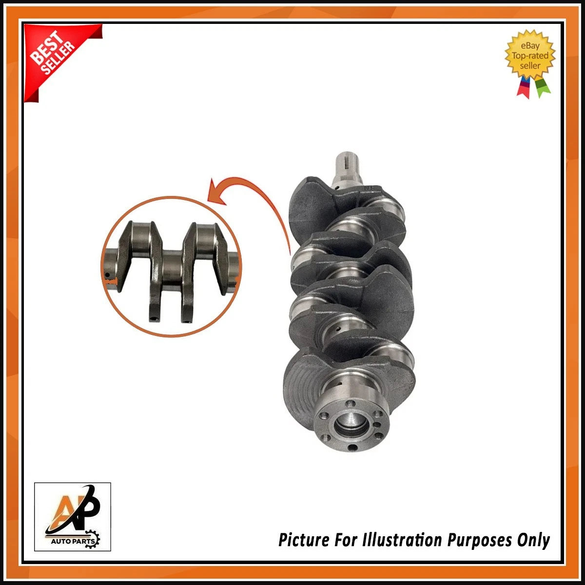 Engine Crankshaft Replacement for Kia Carens 2.5D (2002–2006)