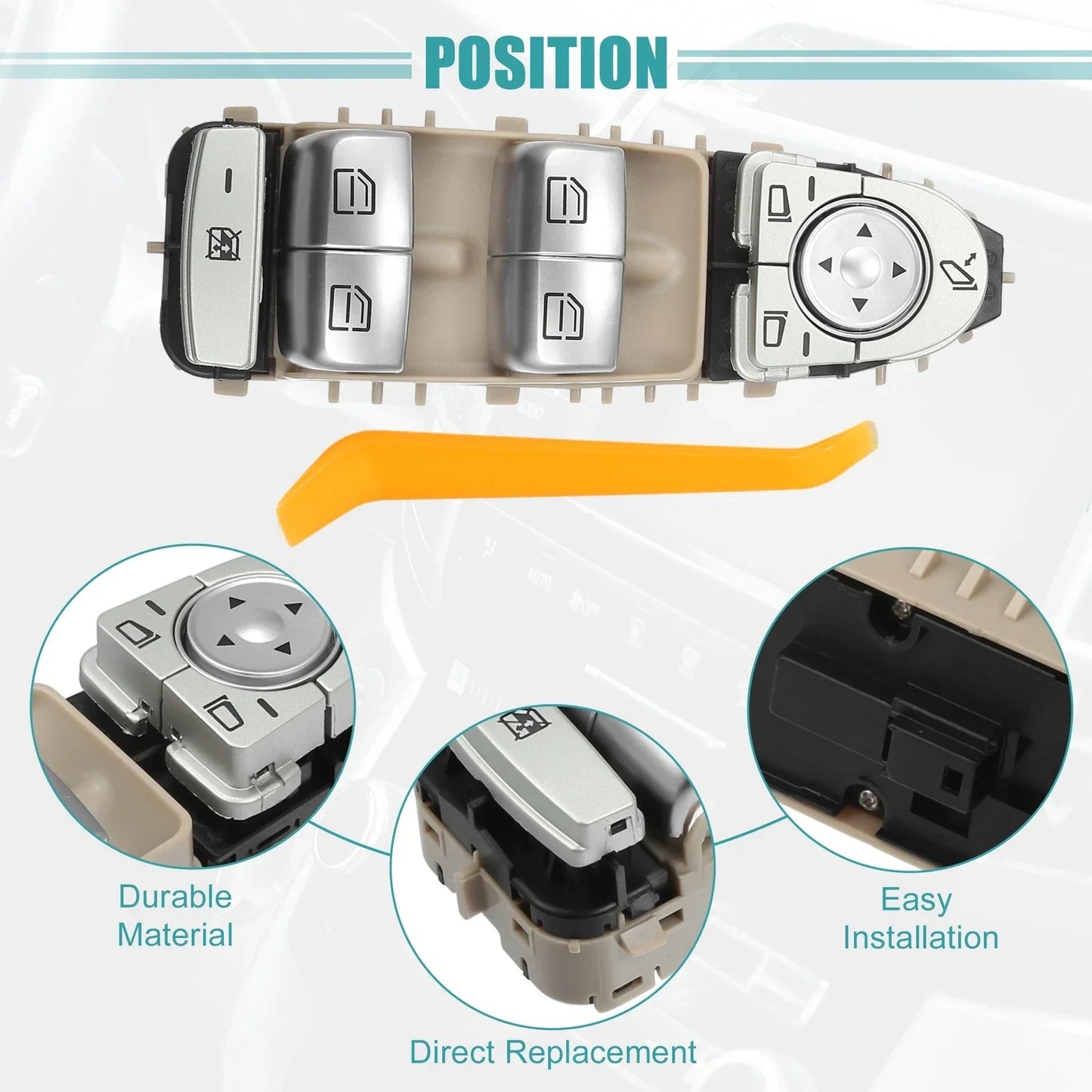 Power Window Switch for Mercedes-Benz GLC300 (2016-2018)