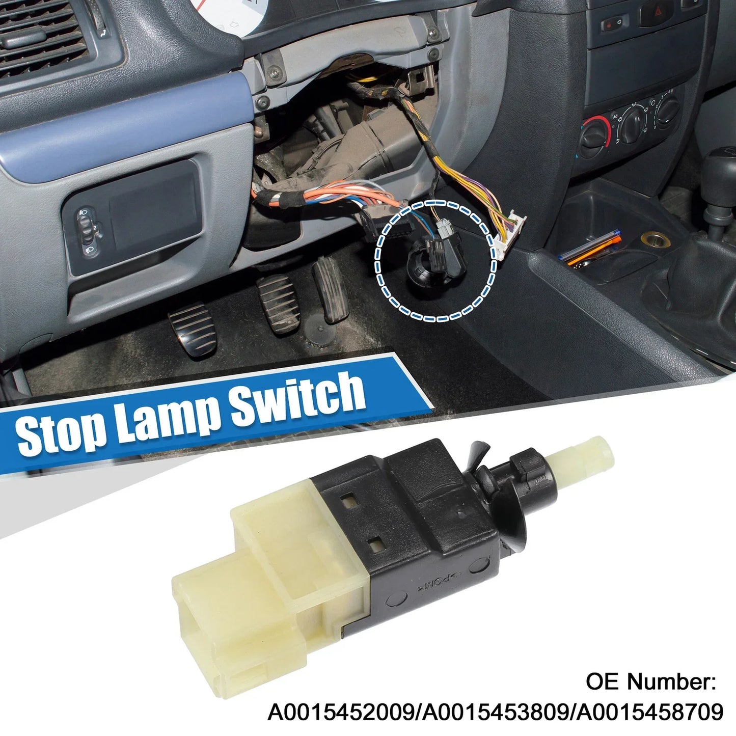 Brake Light Switch for Mercedes-Benz ML 430 4.3L V8 (1999)