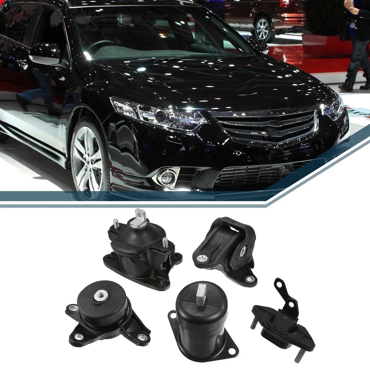 Engine Motor Trans Mount Set for Honda Accord 2.4L & Acura TSX (2008-2012)
