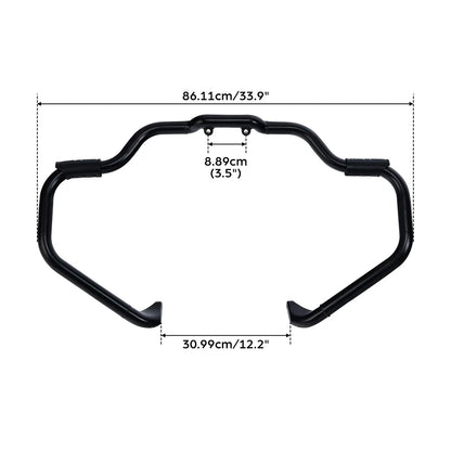 Mustache Engine Guard Bar Lower Vented Fairings for Indian Roadmaster (15-25)