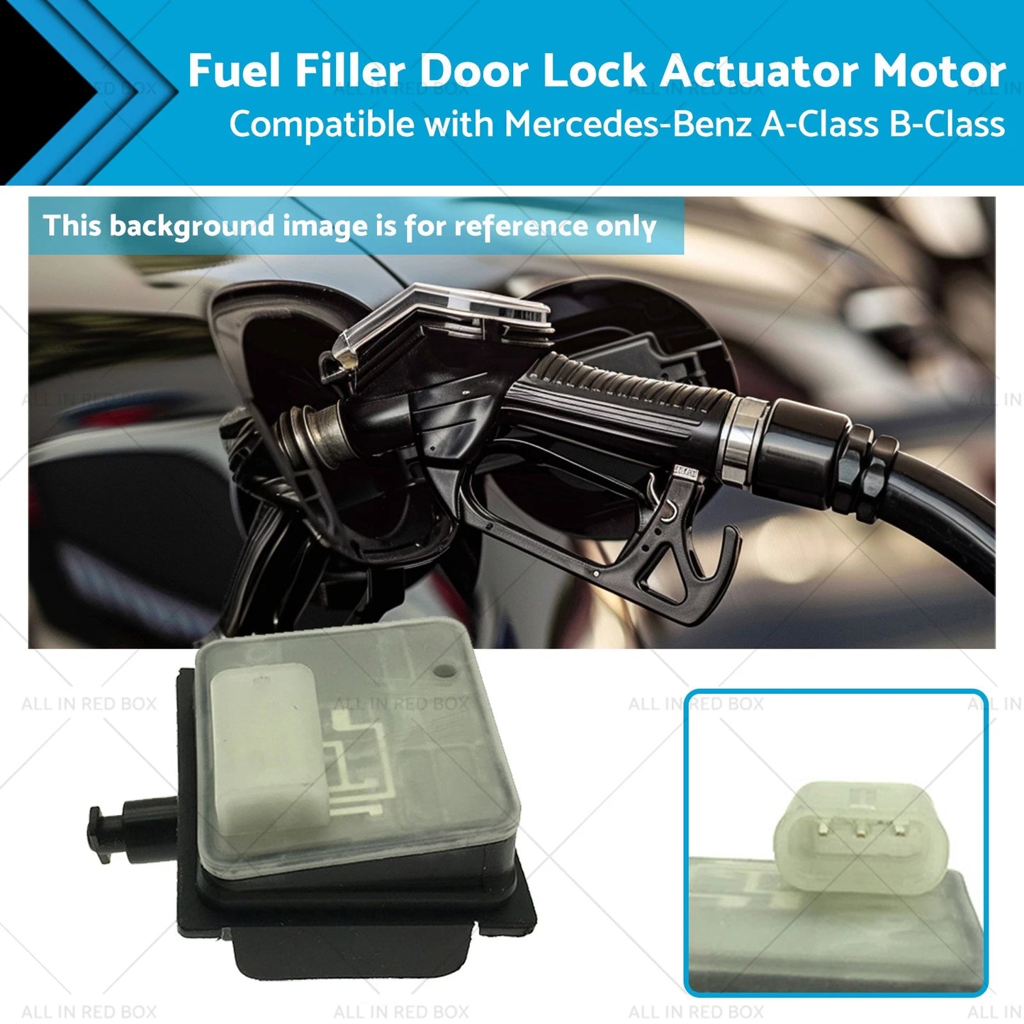 Fuel Filler Door Lock Actuator for Mercedes-Benz C118 Cla B-Class (2019-2023)