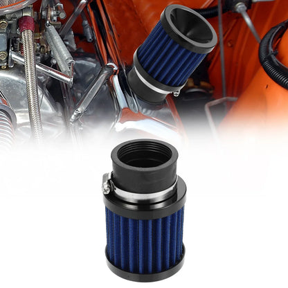 Universal Air Filter 28mm-48mm for Honda & Yamaha - Blue/Black