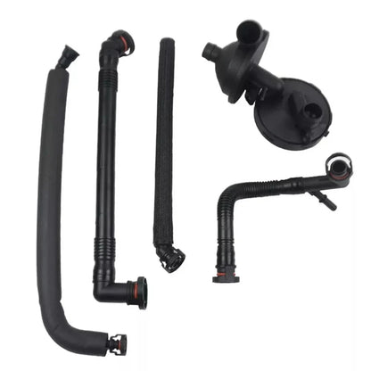 5Pcs PCV Crankcase Vent Valve & Breather Hose for BMW E46 320i 325i X3 Z3 Z4
