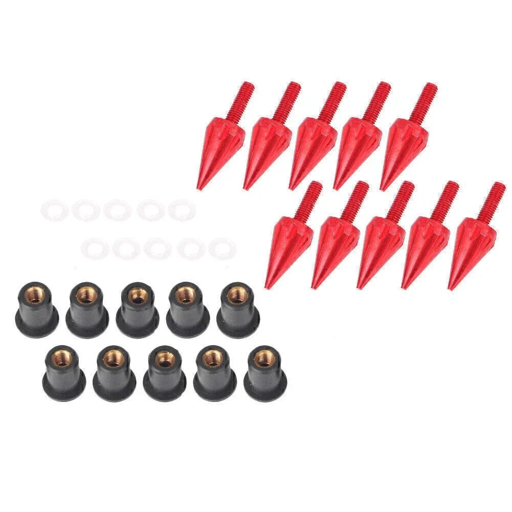 Windscreen Spike Bolts for Honda, Yamaha, Suzuki, BMW (Various Years)