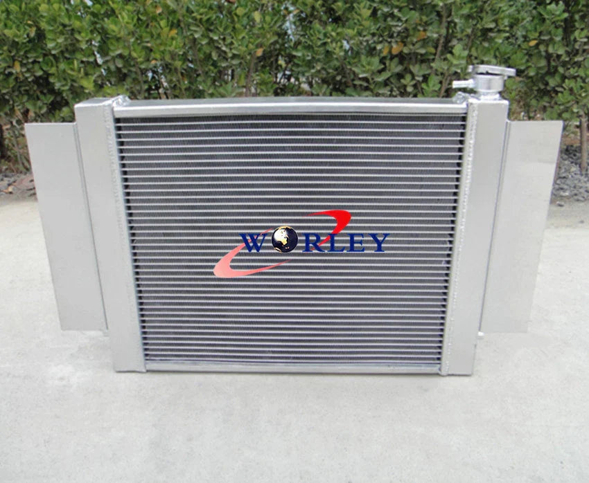 Aluminum Radiator 3 Row for Mazda RX2 RX3 RX4 RX5 RX7 (1970-1985)
