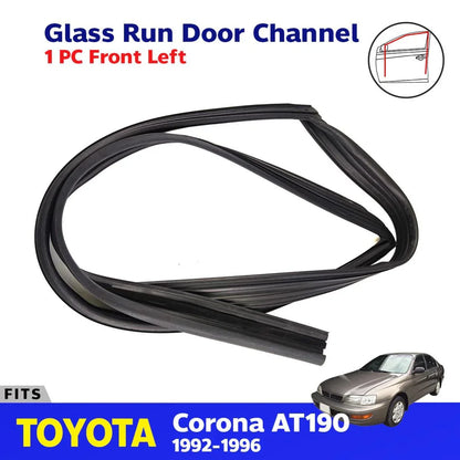 Glass Run Door Channel Front LH Fits Toyota Corona ST190 AT190 Sedan 1992-96 D08