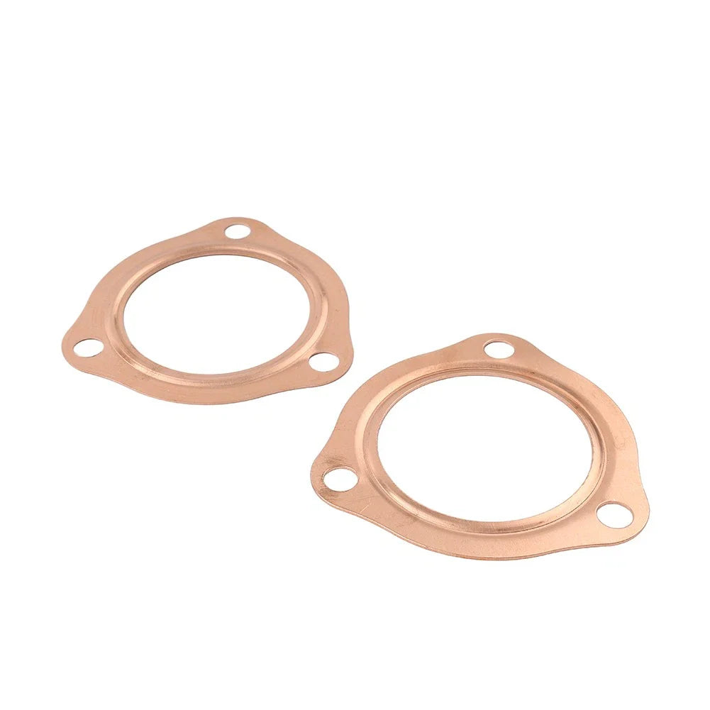 2.5" Copper Header Pipe Collector Flange Gaskets for Chevy SBC BBC