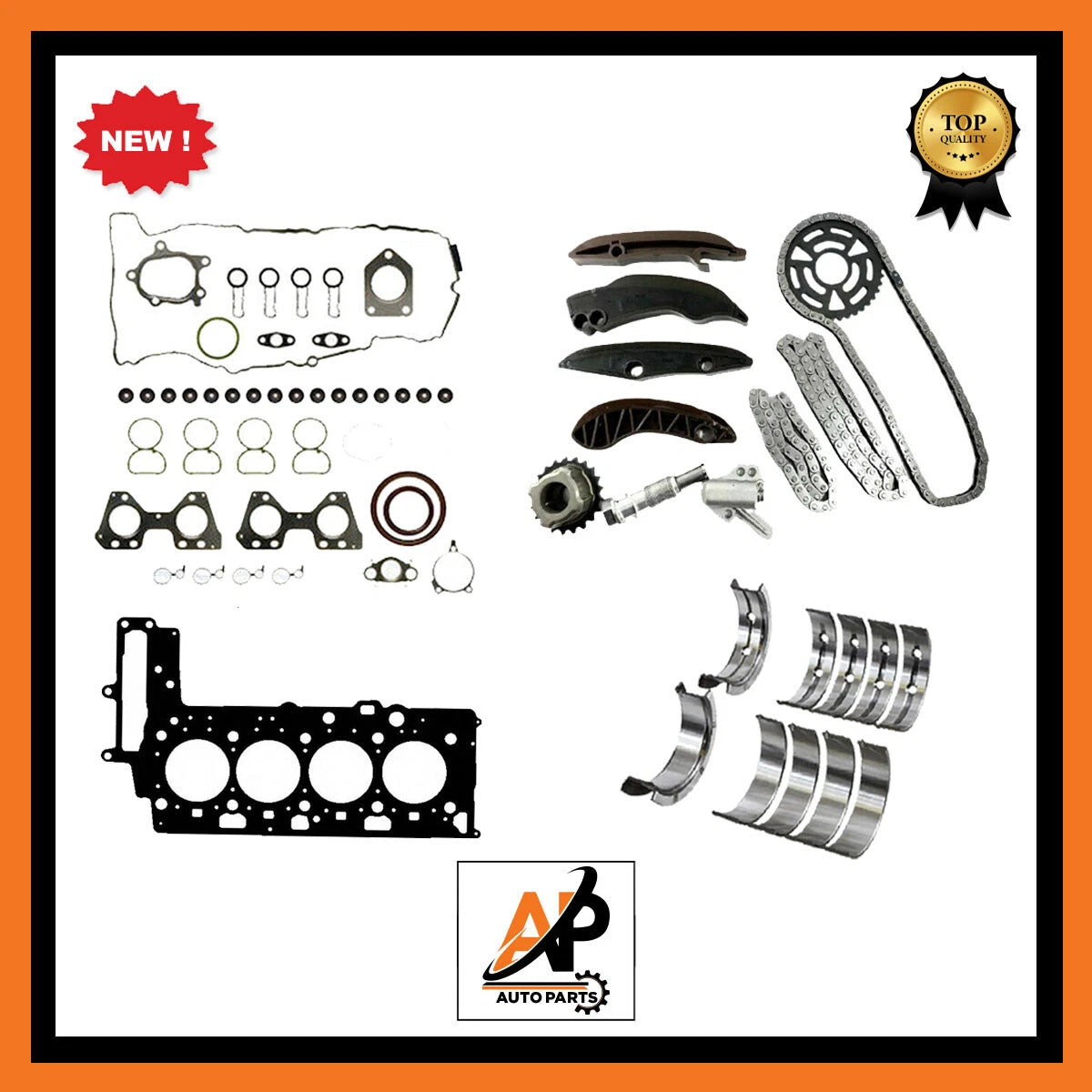 Engine Main and Big End Bearings Rebuild Kit for BMW MINI 2.0 N47 (2007–2016)