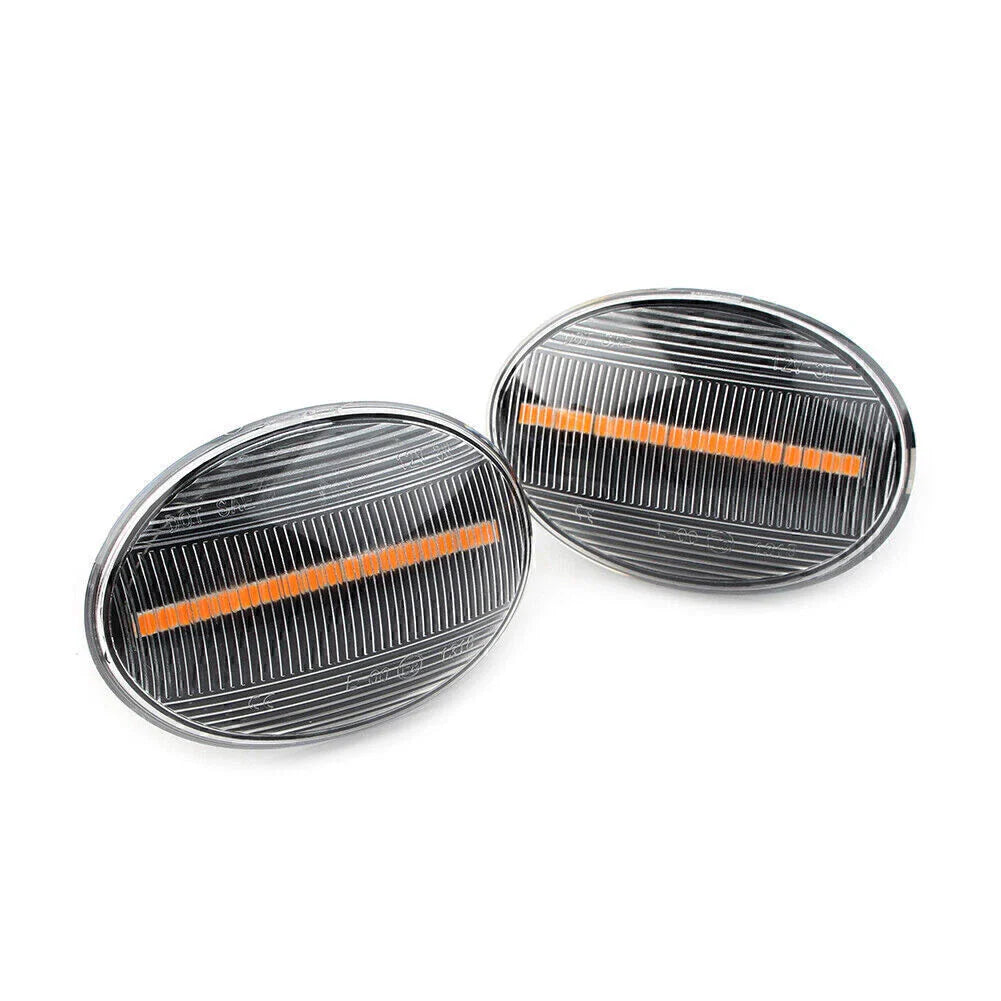 Dynamic Clear LED Side Marker Lights for MINI Cooper R55 R56 R57 R58