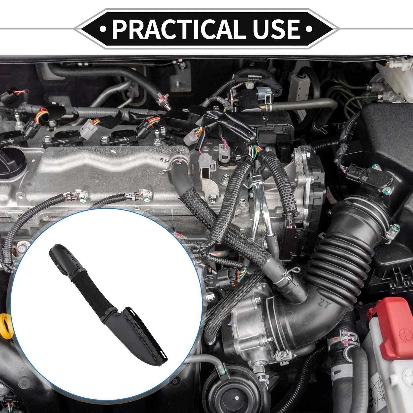 Car Intake Hose for Mercedes-Benz A200 2013-2020, Black, OEM No.A6510900000